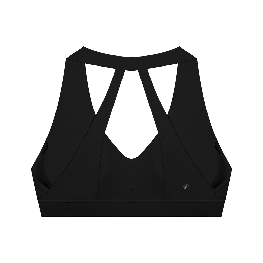 Women's Halter Cropped Sports Bra