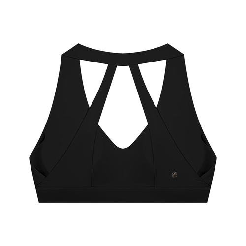 Women's Halter Cropped Sports Bra