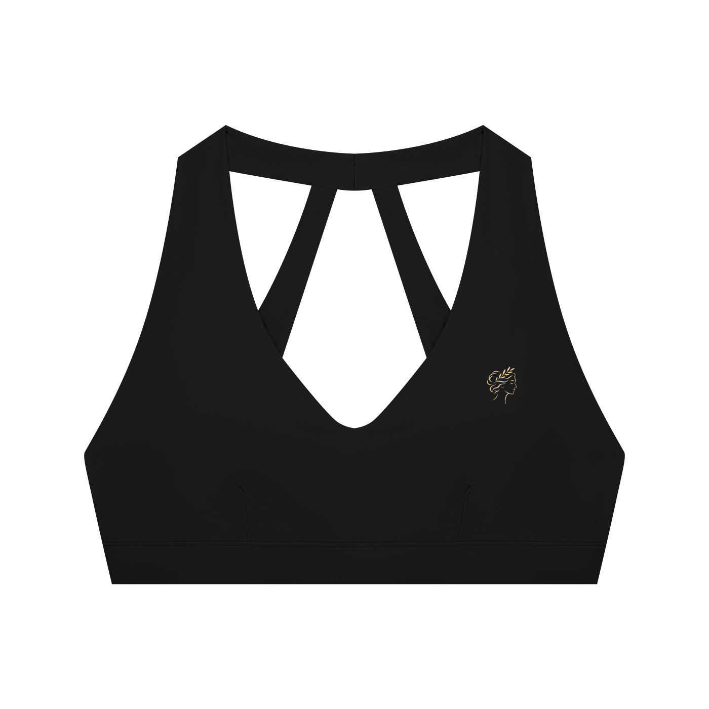 Women's Halter Cropped Sports Bra
